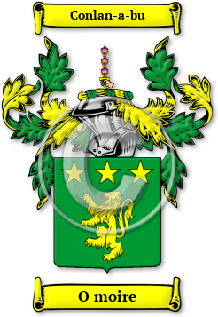 O moire Family Crest Download (jpg) Legacy Series - 150 DPI